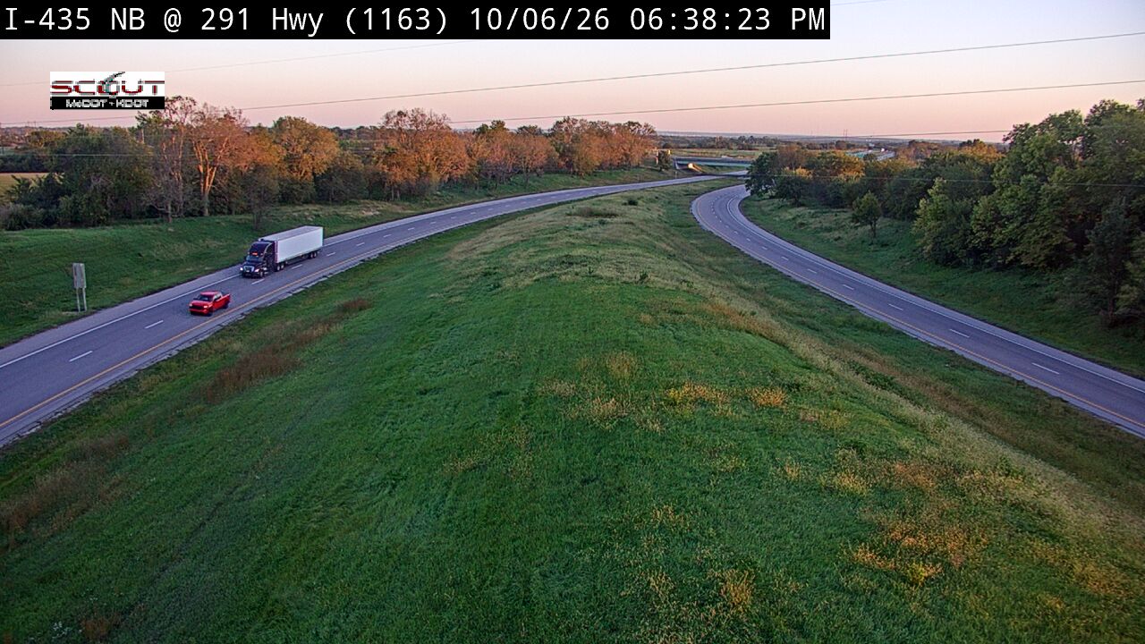 I-435 NB @ 291 HWY live camera view