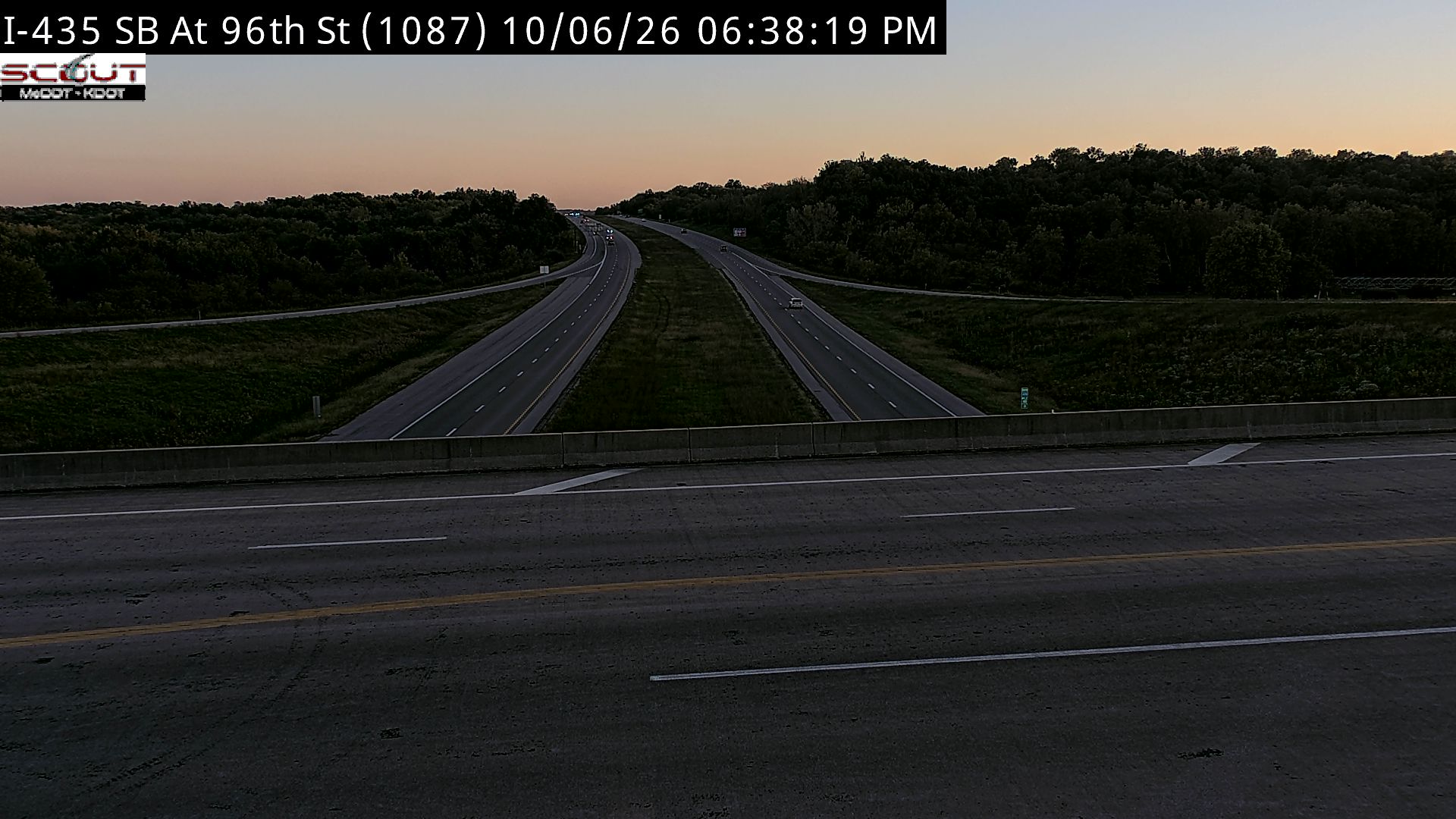 I-435 S @ 96th Street live camera view