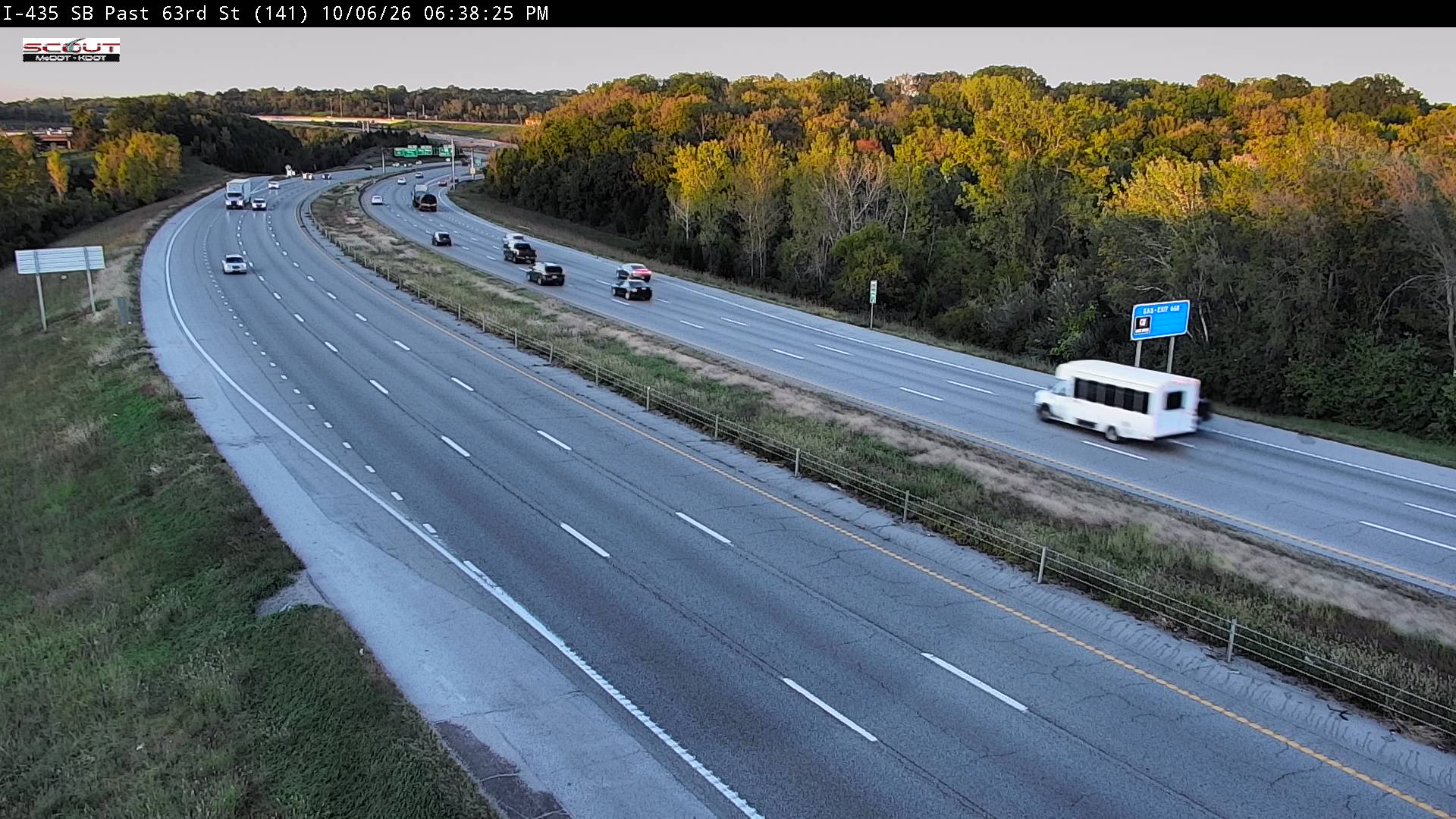 I-435 S @ After 63rd Street live camera view