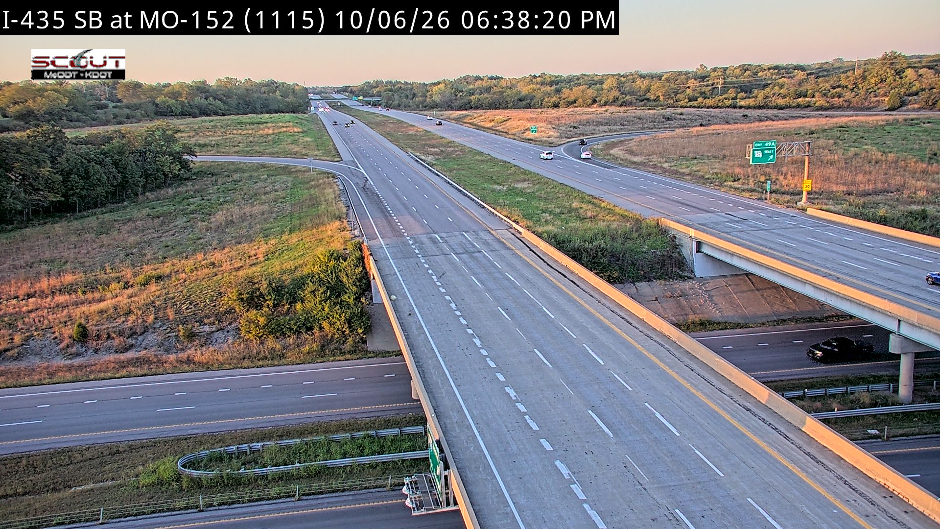 I-435 S @ at 152 Hwy live camera view
