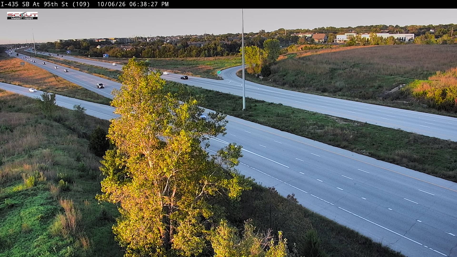 I-435 S @ AT 95TH ST live camera view