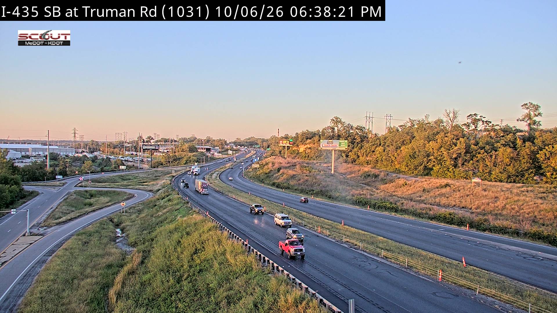 I-435 S @ at TRUMAN RD live camera view