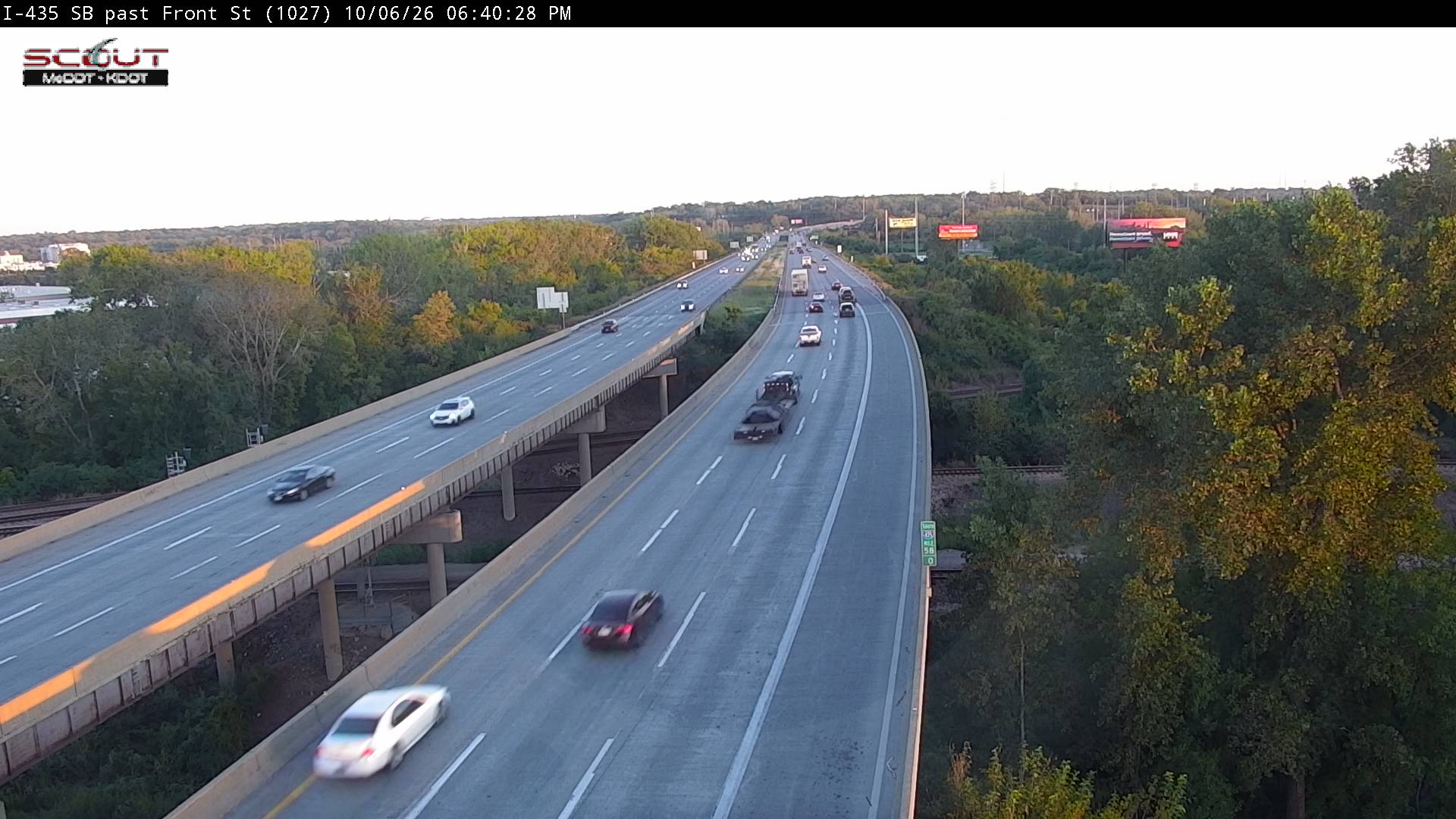 I-435 S @ South of Front St live camera view