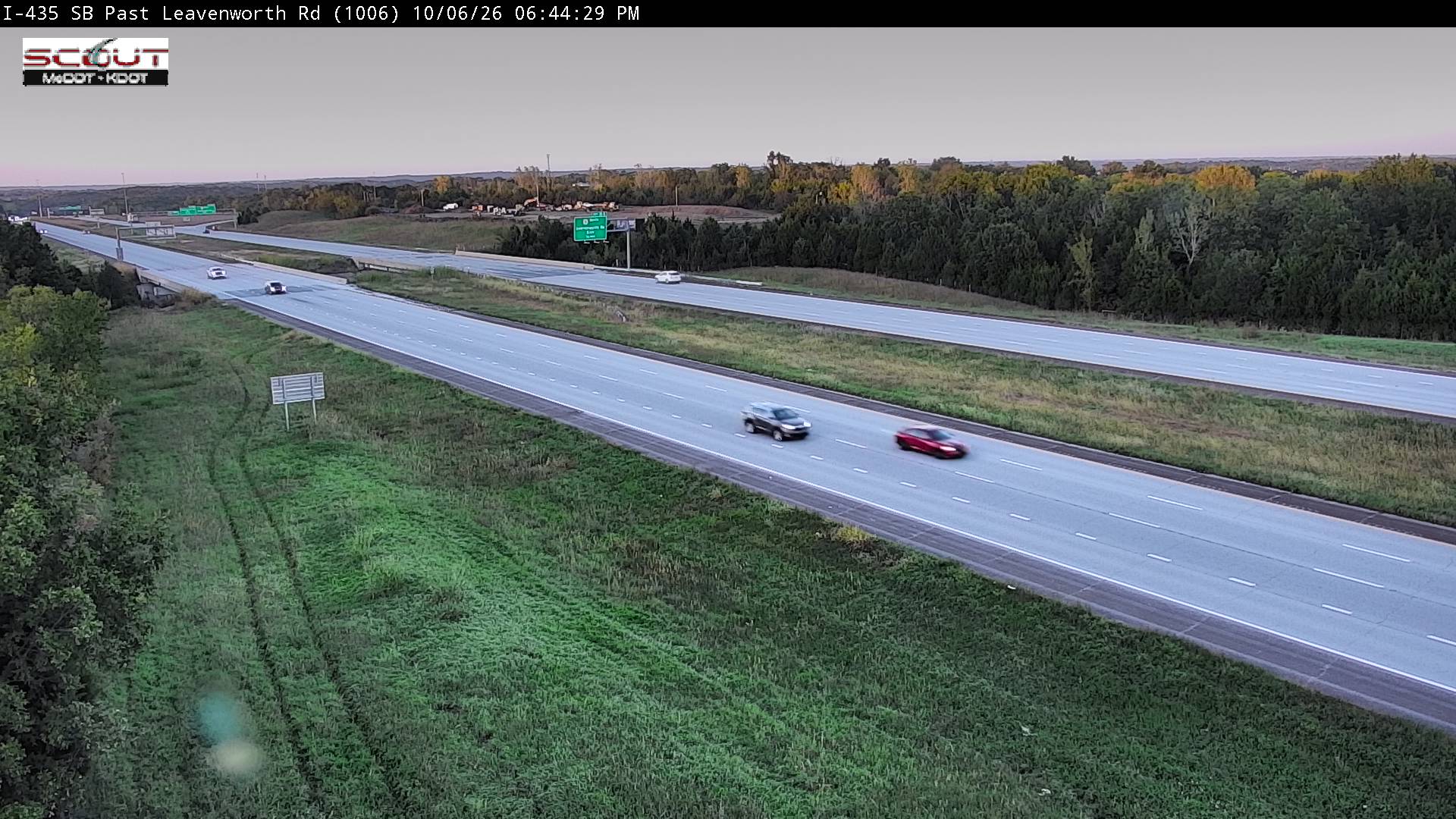 I-435 S @ South of Leavenworth Rd live camera view