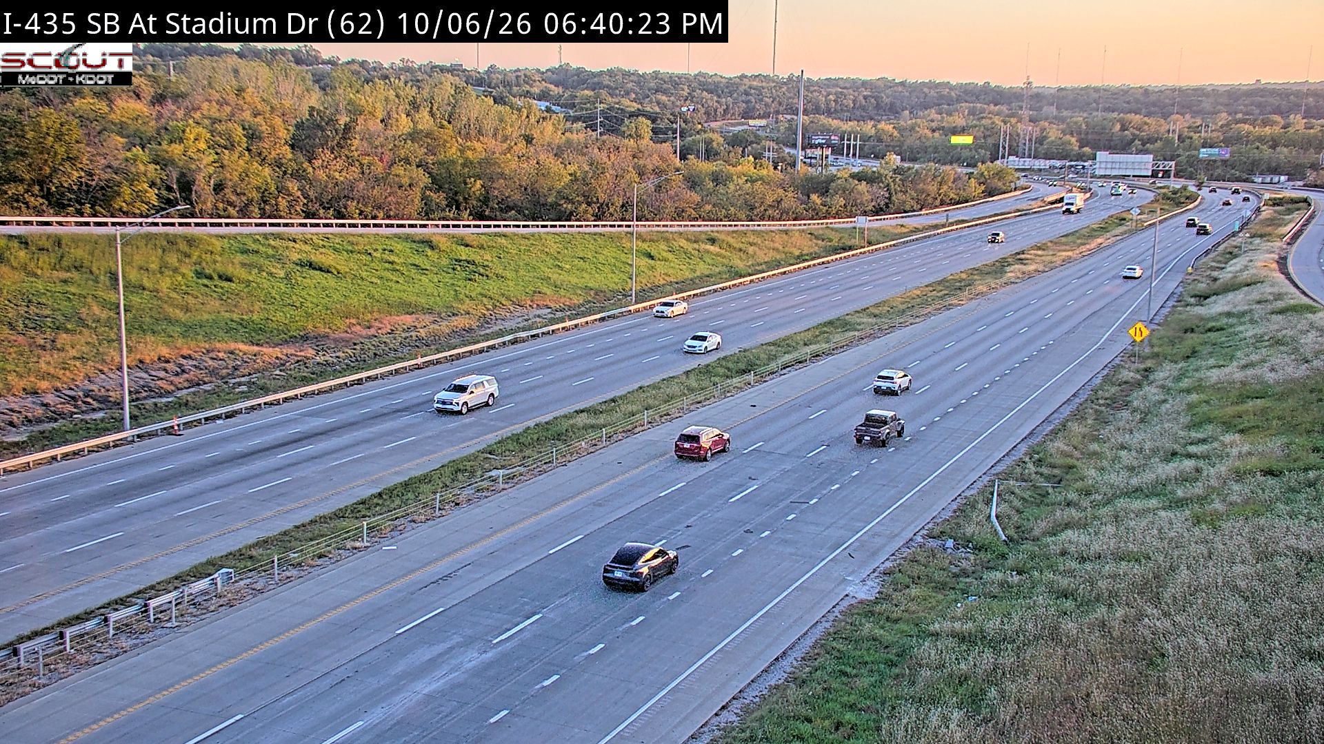 I-435 S @ Stadium live camera view