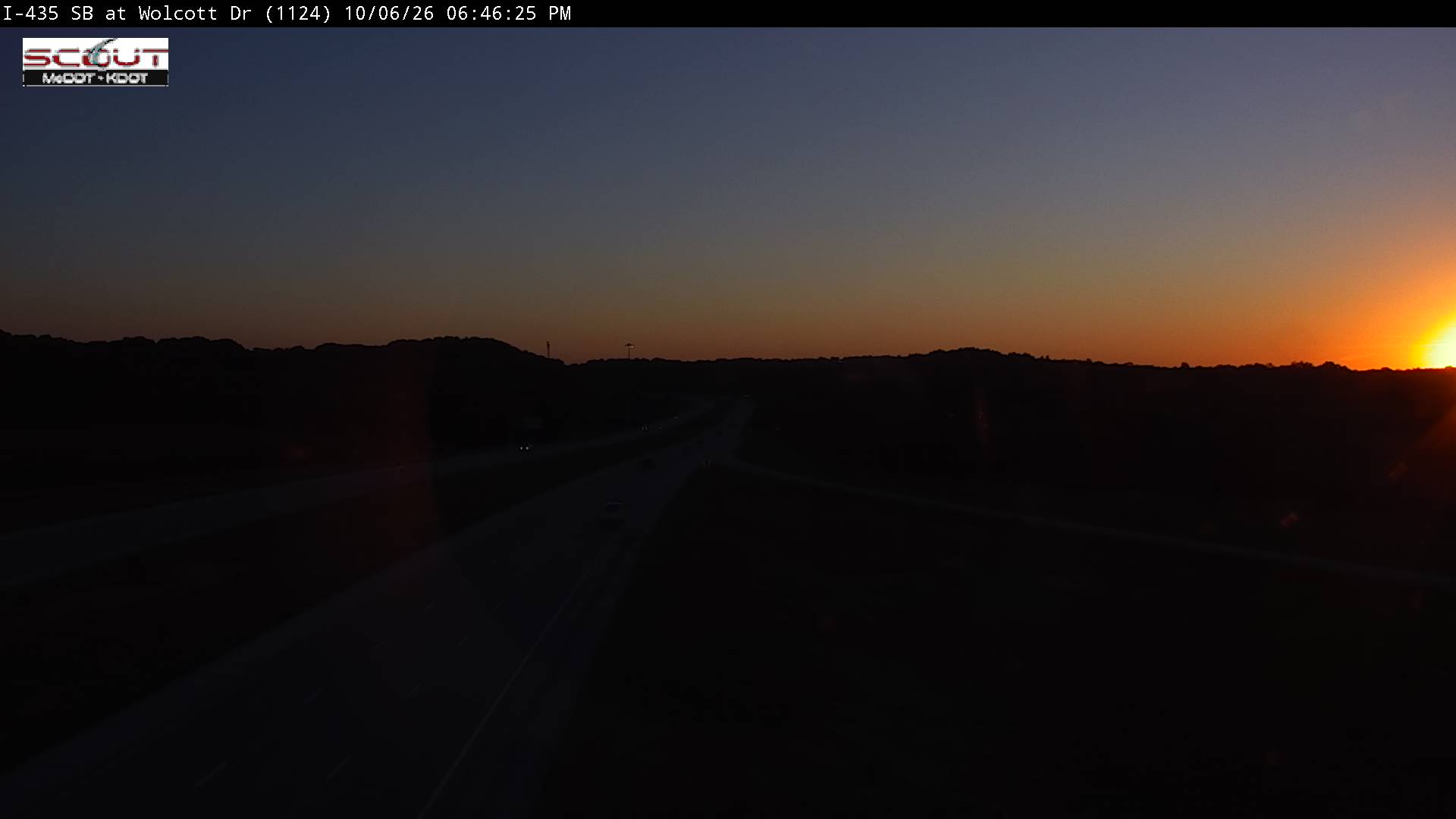 I-435 S @ Wolcott Drive live camera view