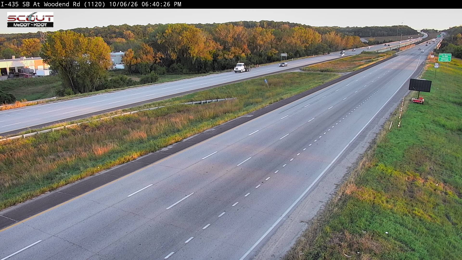 I-435 S @ Woodend Road live camera view