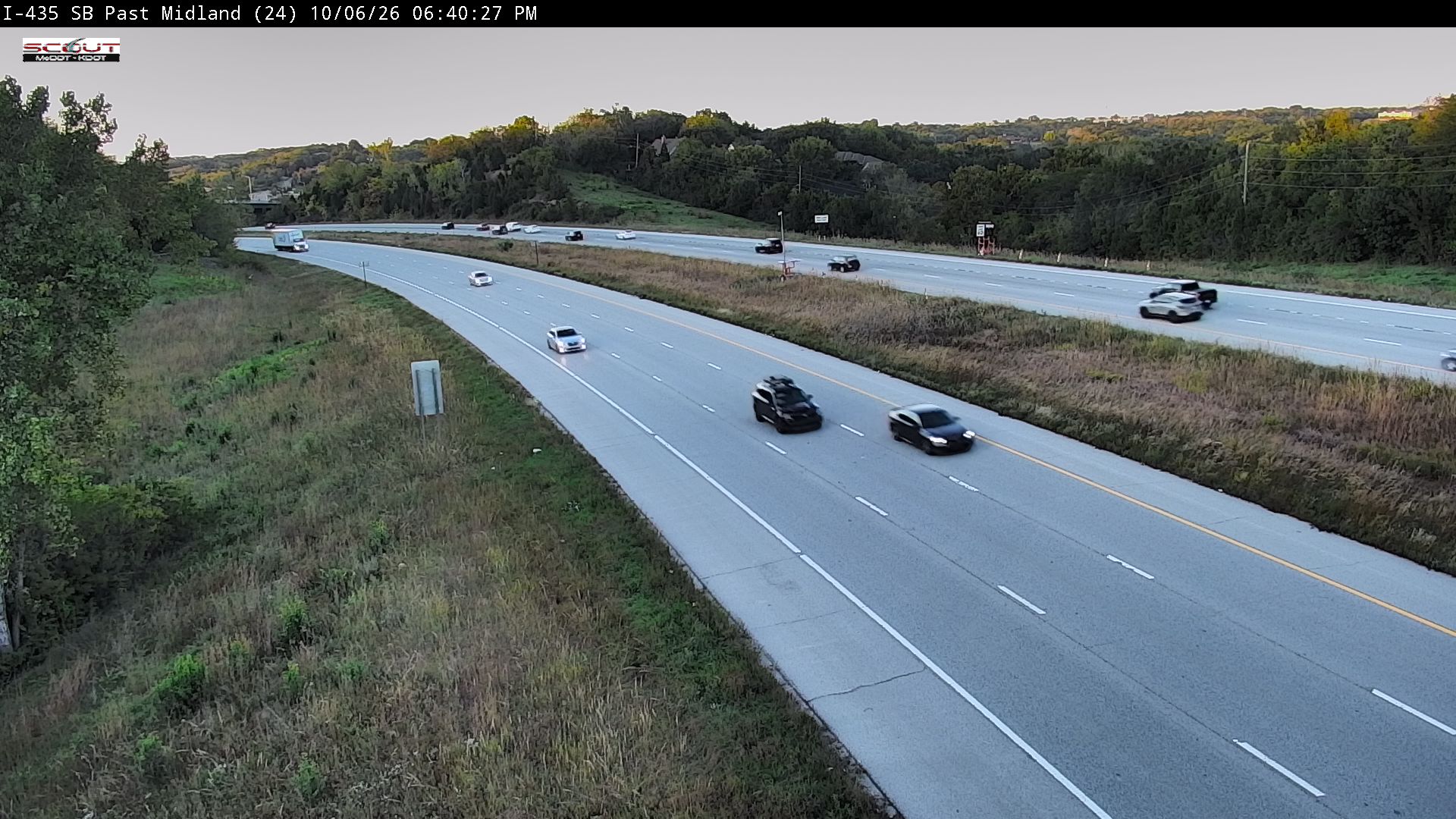 I-435 SB S of Midland live camera view