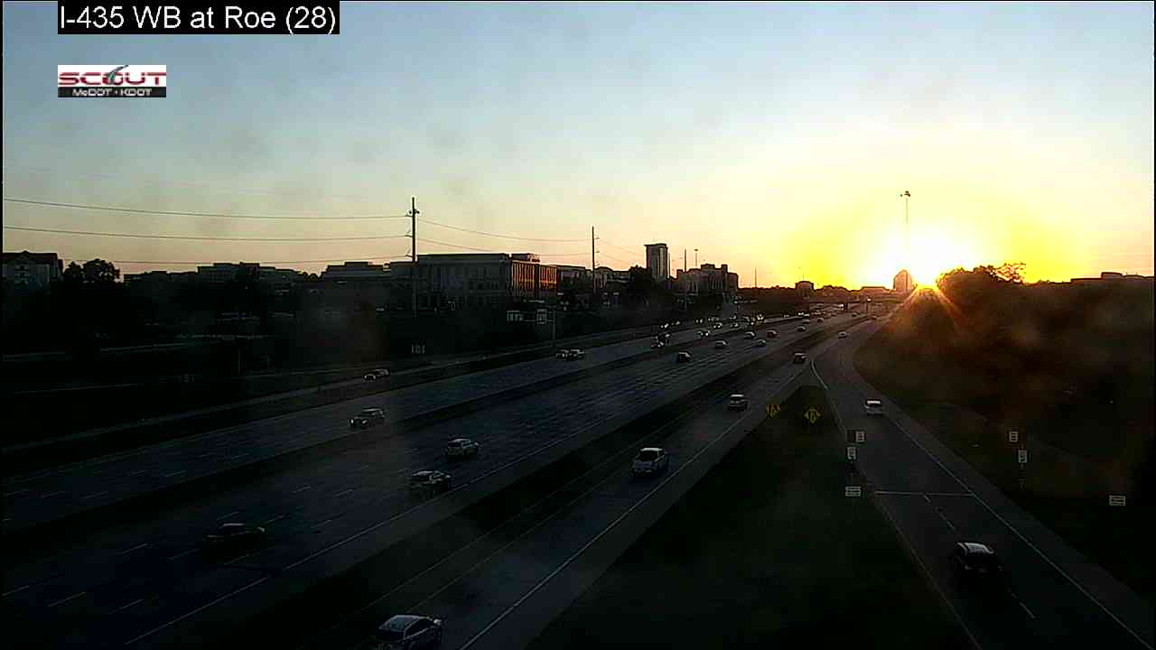 I-435 W @ ROE Blvd live camera view