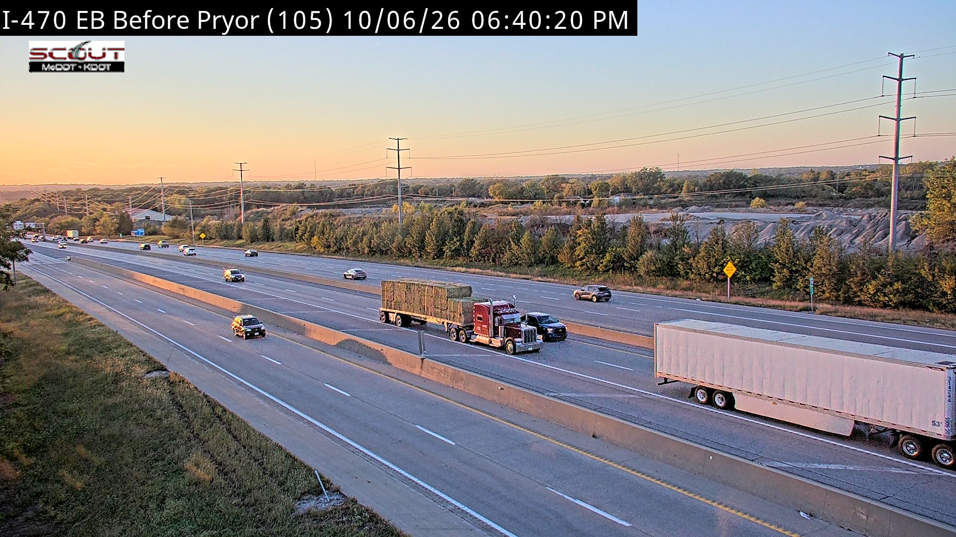 I-470 E @ Before Pryor Rd live camera view
