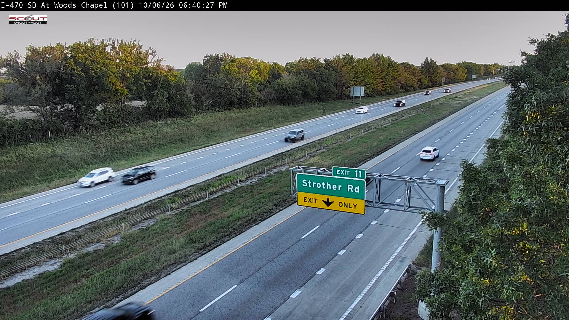 I-470 S @ Woods Chapel live camera view