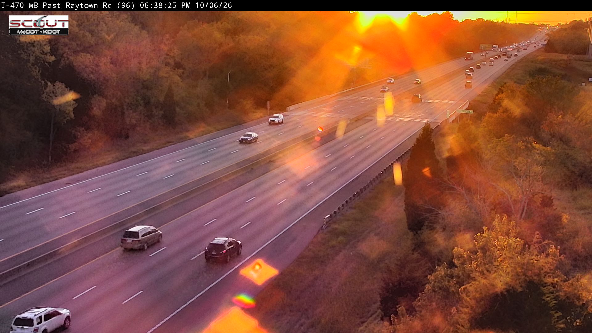 I-470 WB W of Raytown Rd live camera view
