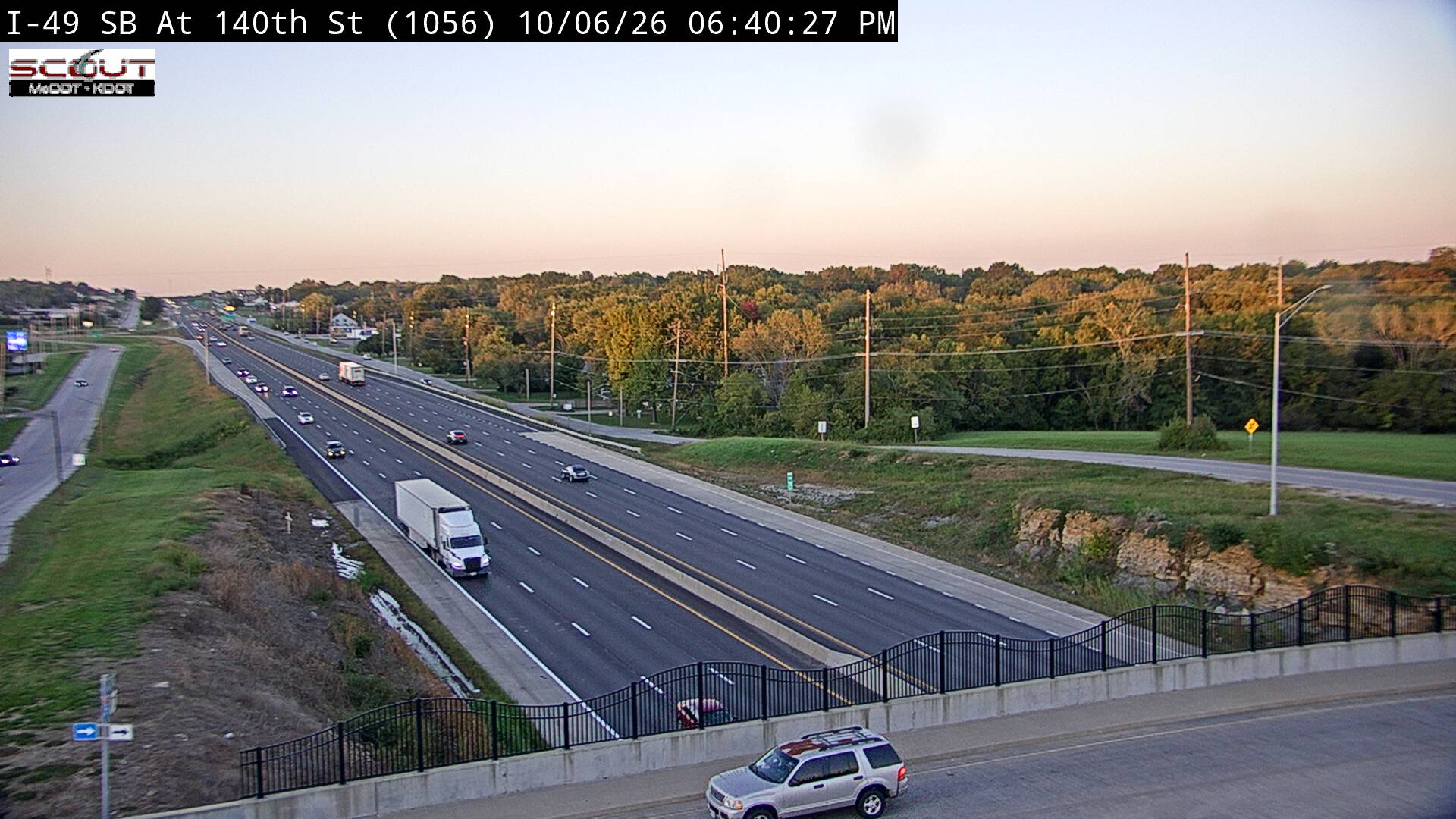 I-49 S @ 140th Street live camera view