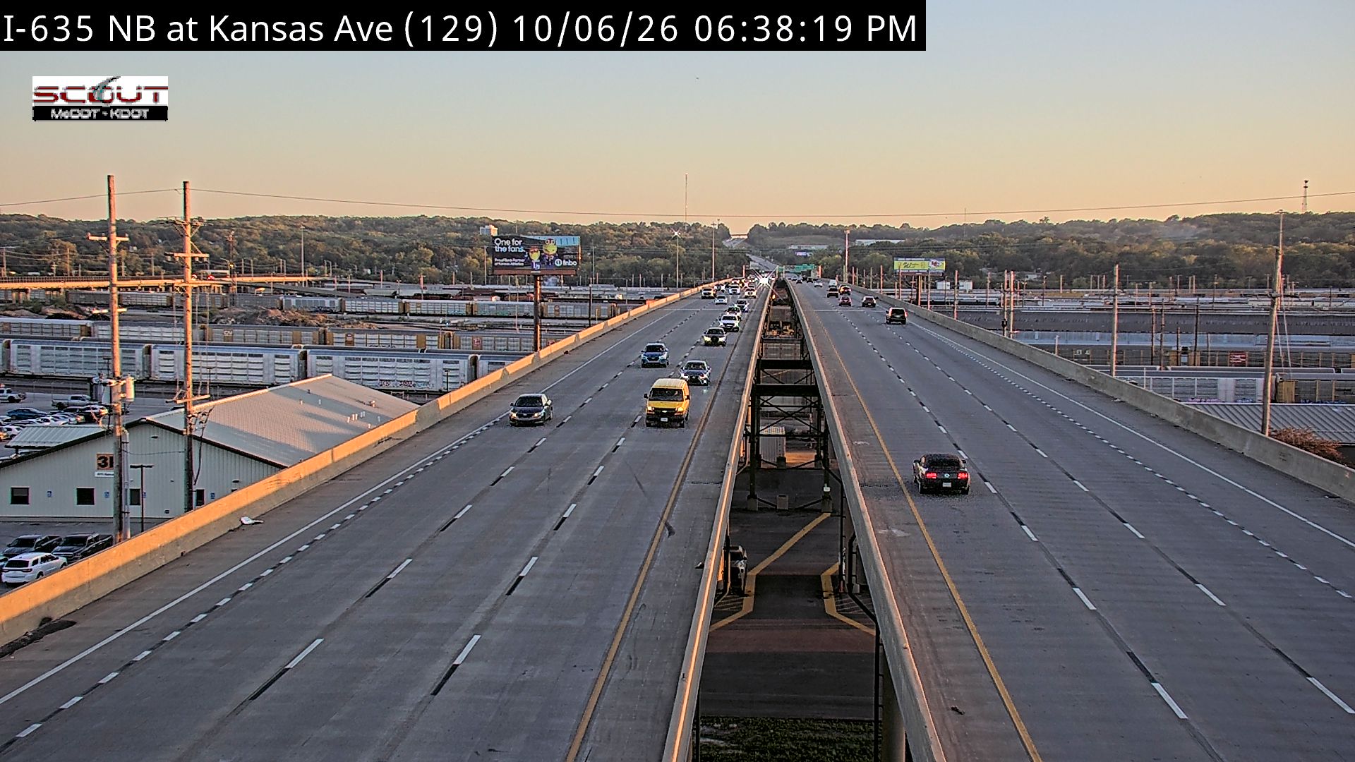 I-635 N @ at KANSAS AVE live camera view