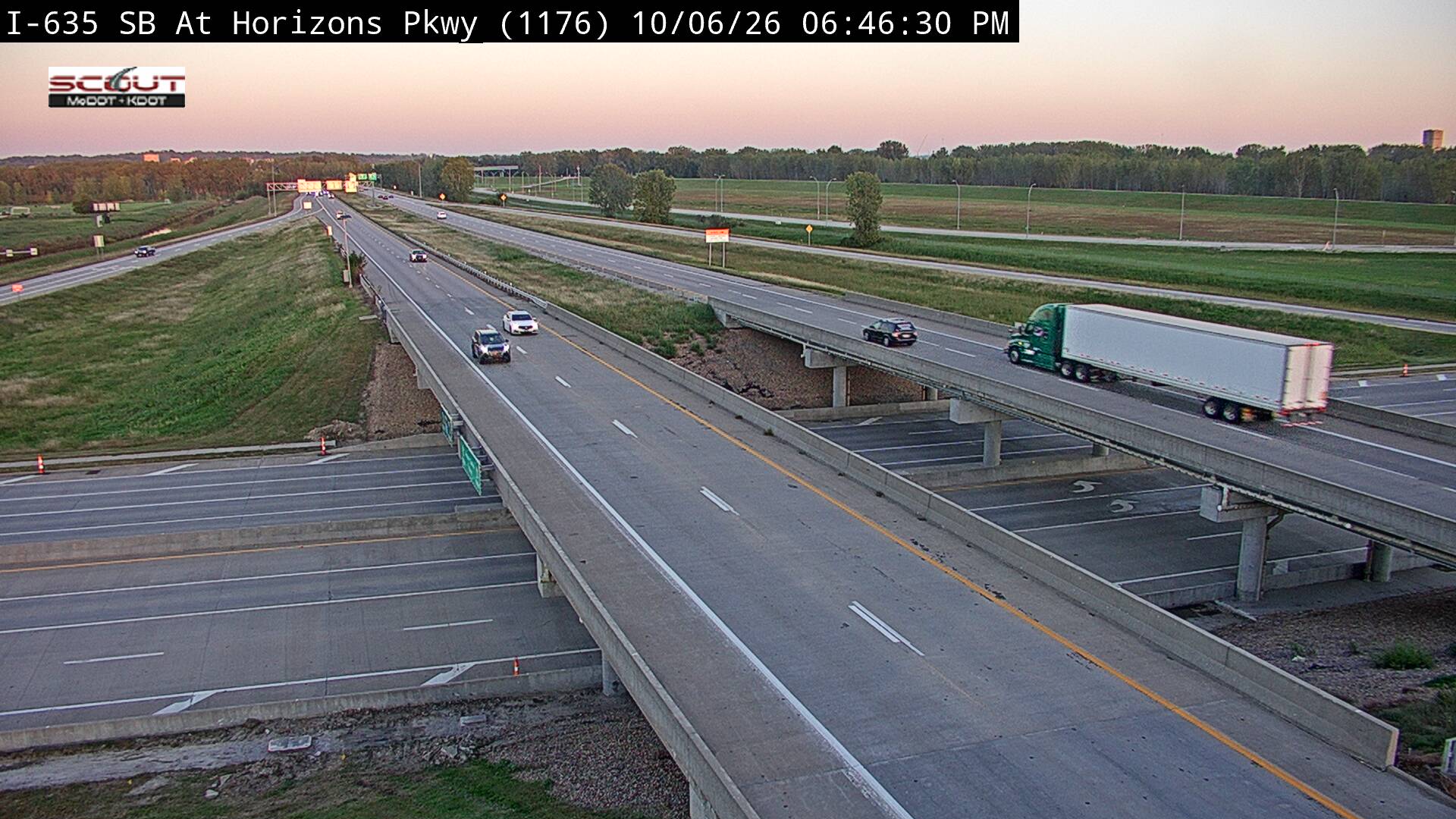 I-635 SB @ Horizons Pkwy live camera view