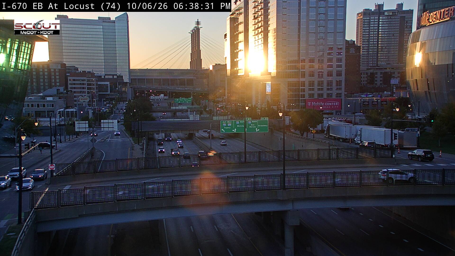 I-670 E @ Locust live camera view