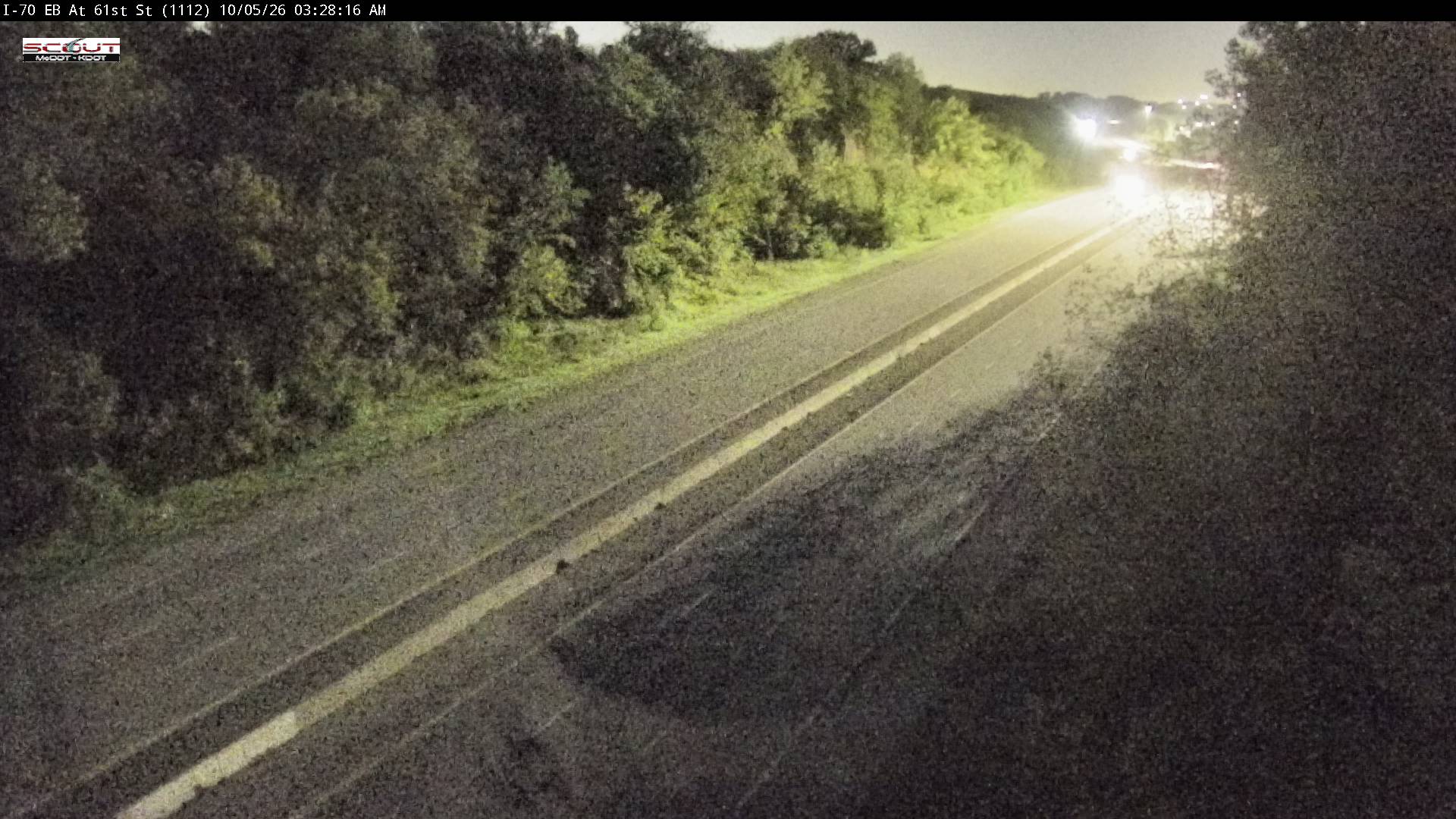 I-70 E @ 61st Street live camera view
