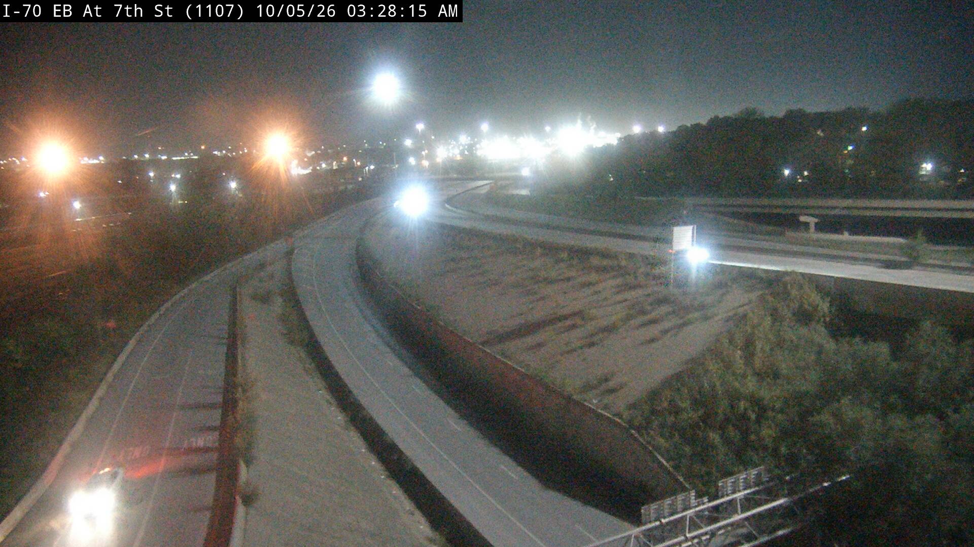 I-70 E @ 7th Street live camera view