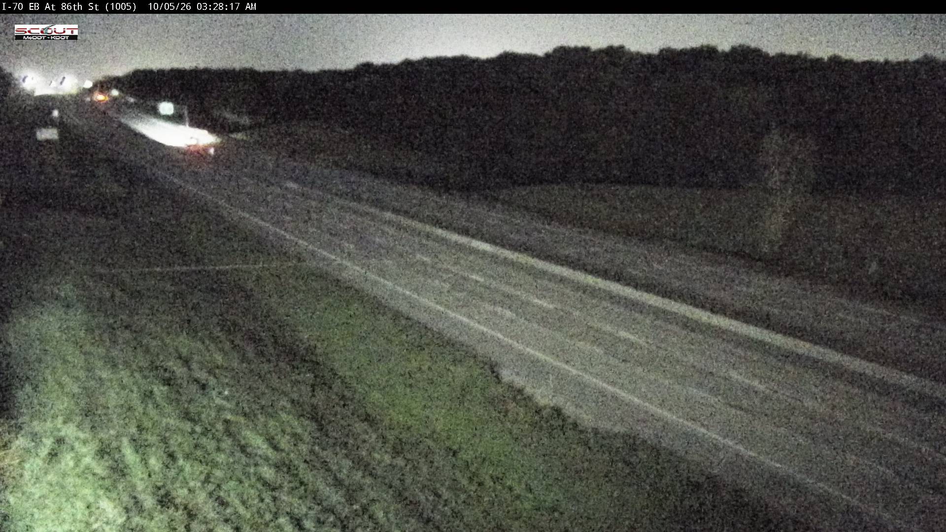 I-70 E @ 86th St live camera view