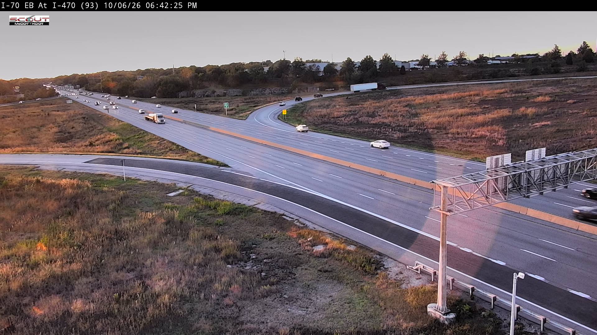 I-70 E @ I-470 live camera view