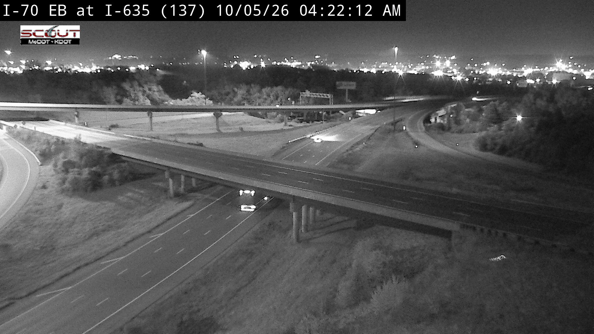 I-70 E @ I-635 live camera view