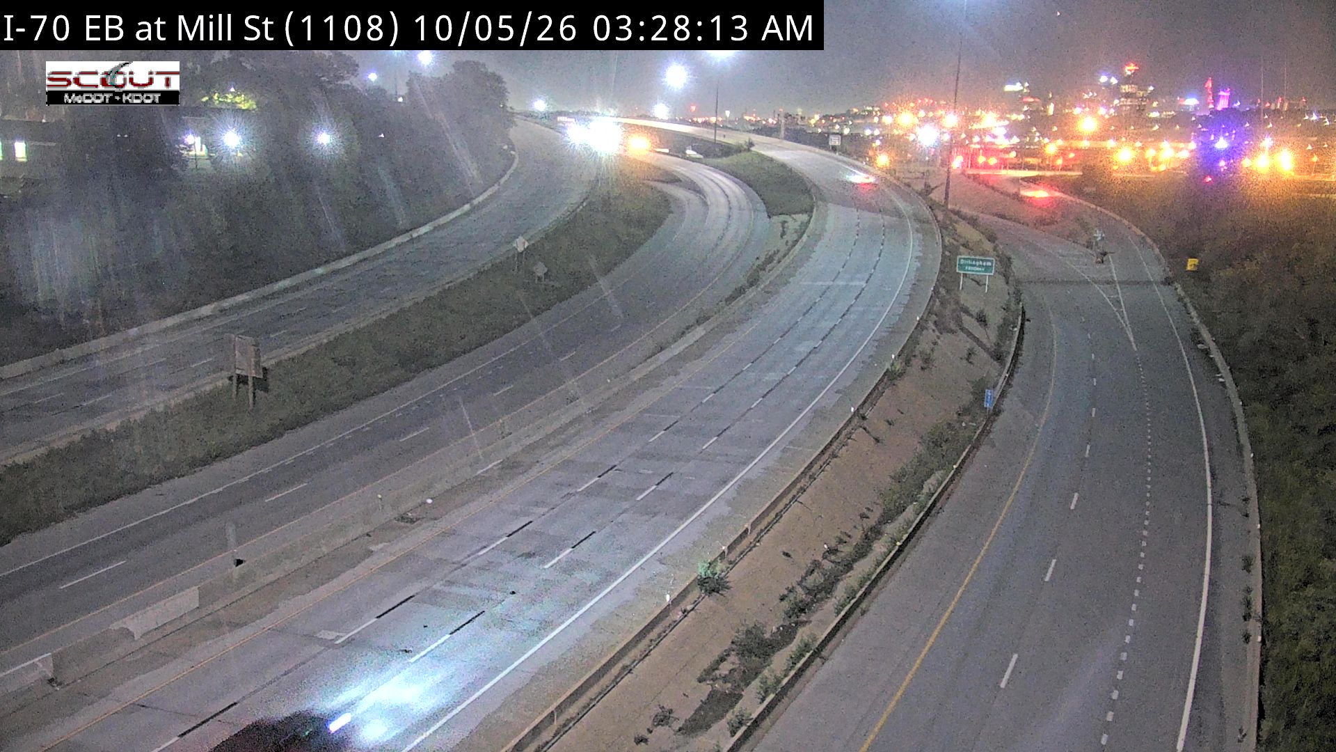 I-70 E @ Mill Street live camera view
