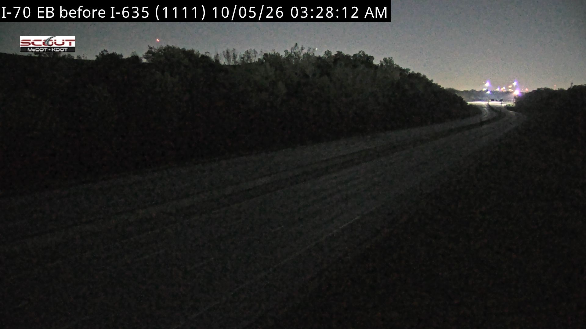 I-70 E @ West of I-635 live camera view