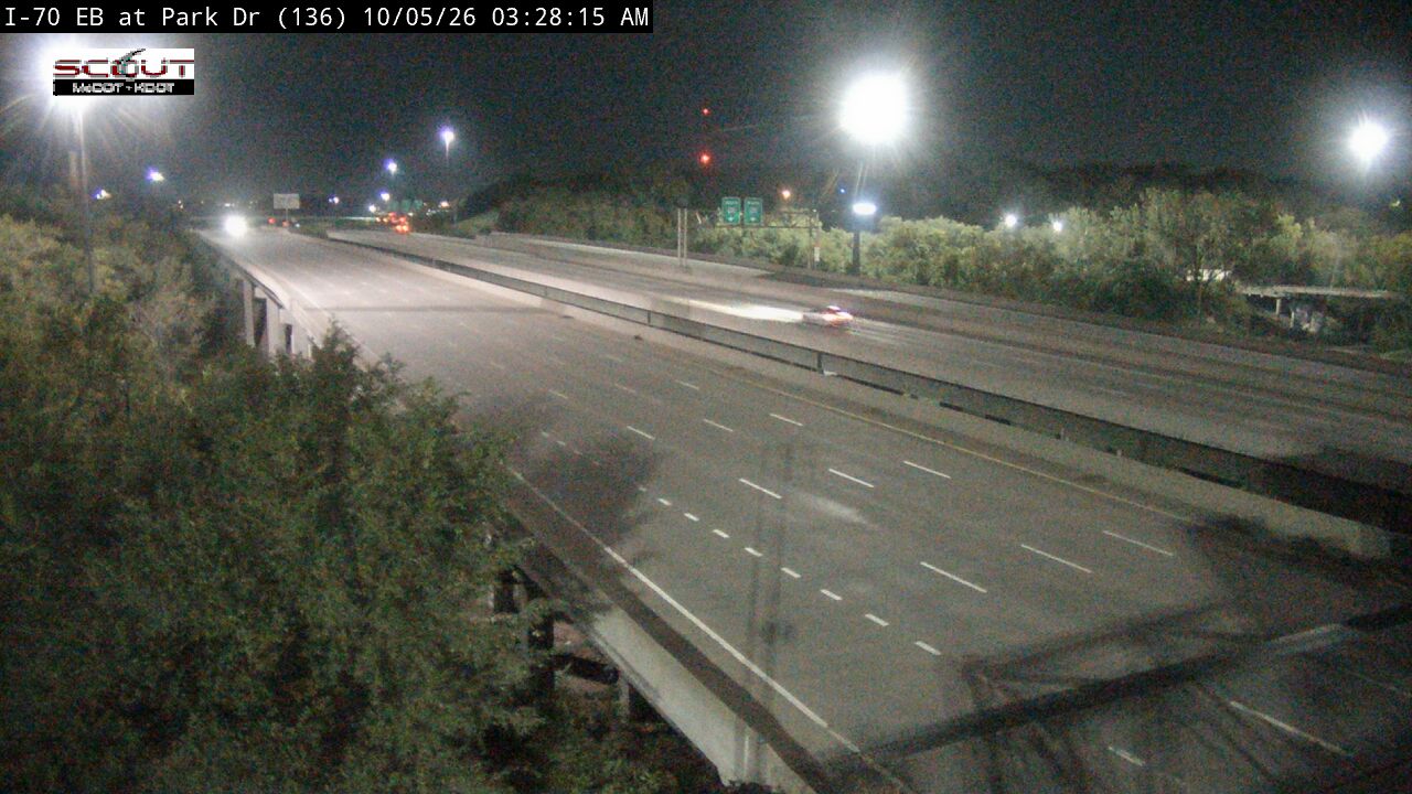 I-70 EB @ Park Drive live camera view