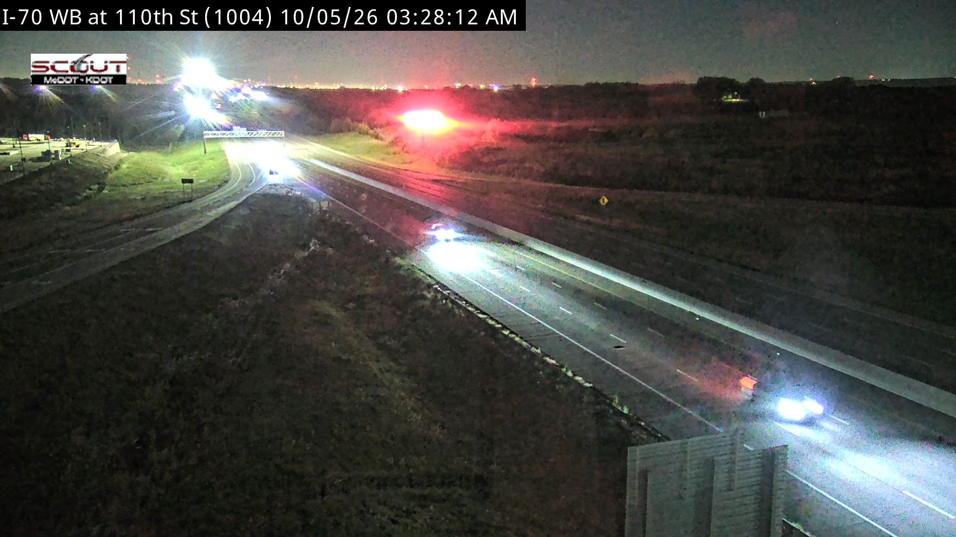 I-70 W @ 110TH ST live camera view