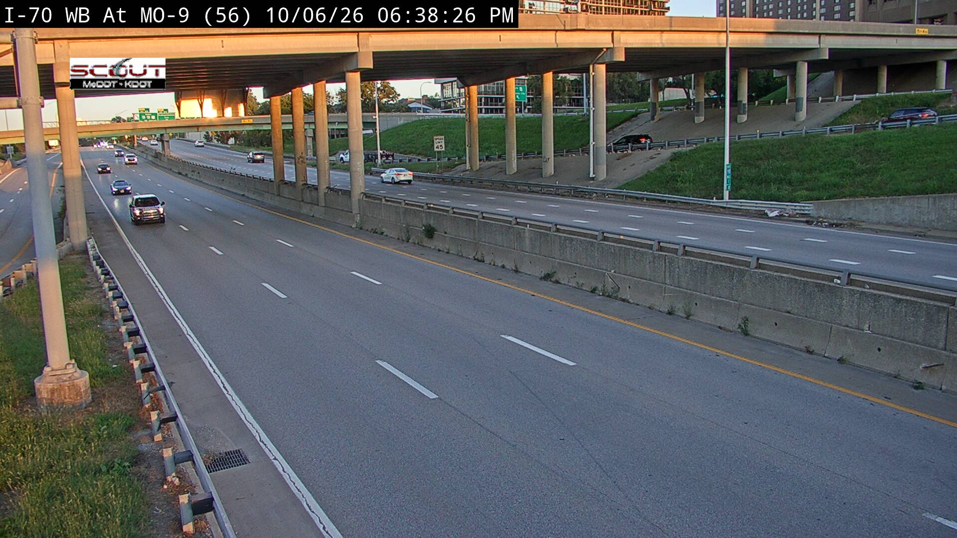 I-70 W @ 9 HWY live camera view
