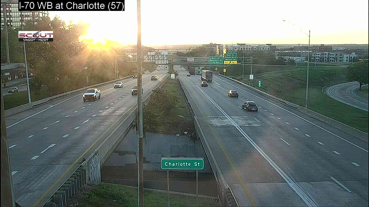 I-70 W @ Charlotte live camera view