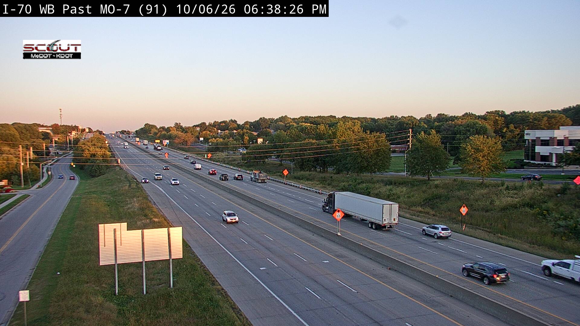 I-70 W @ West of 7 Hwy live camera view