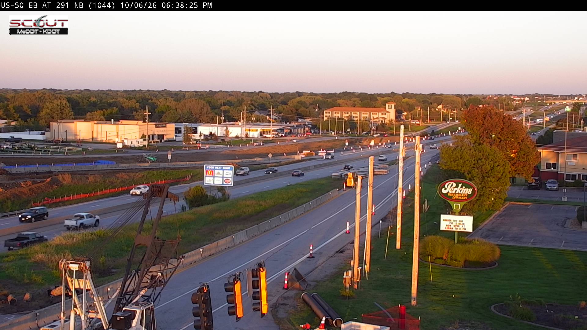 US-50 E @ 291 Hwy North live camera view