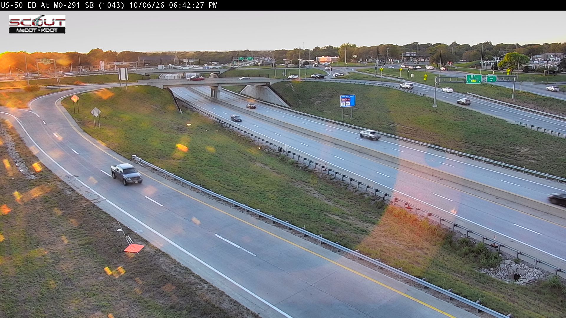 US-50 E @ 291 Hwy South live camera view