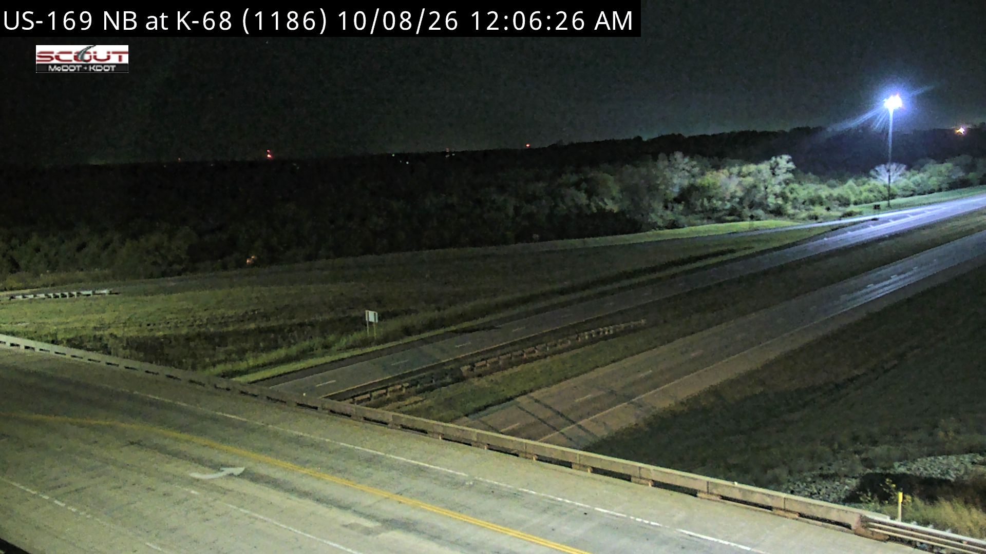 US-169 @ K-68 live camera view