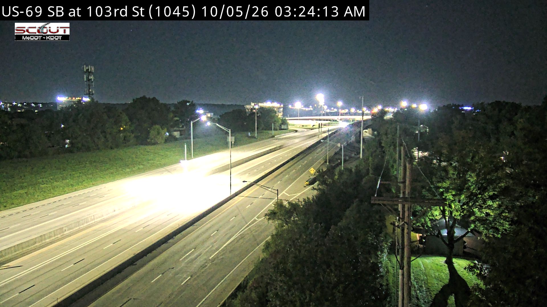 US-69 S @ 103rd Street live camera view