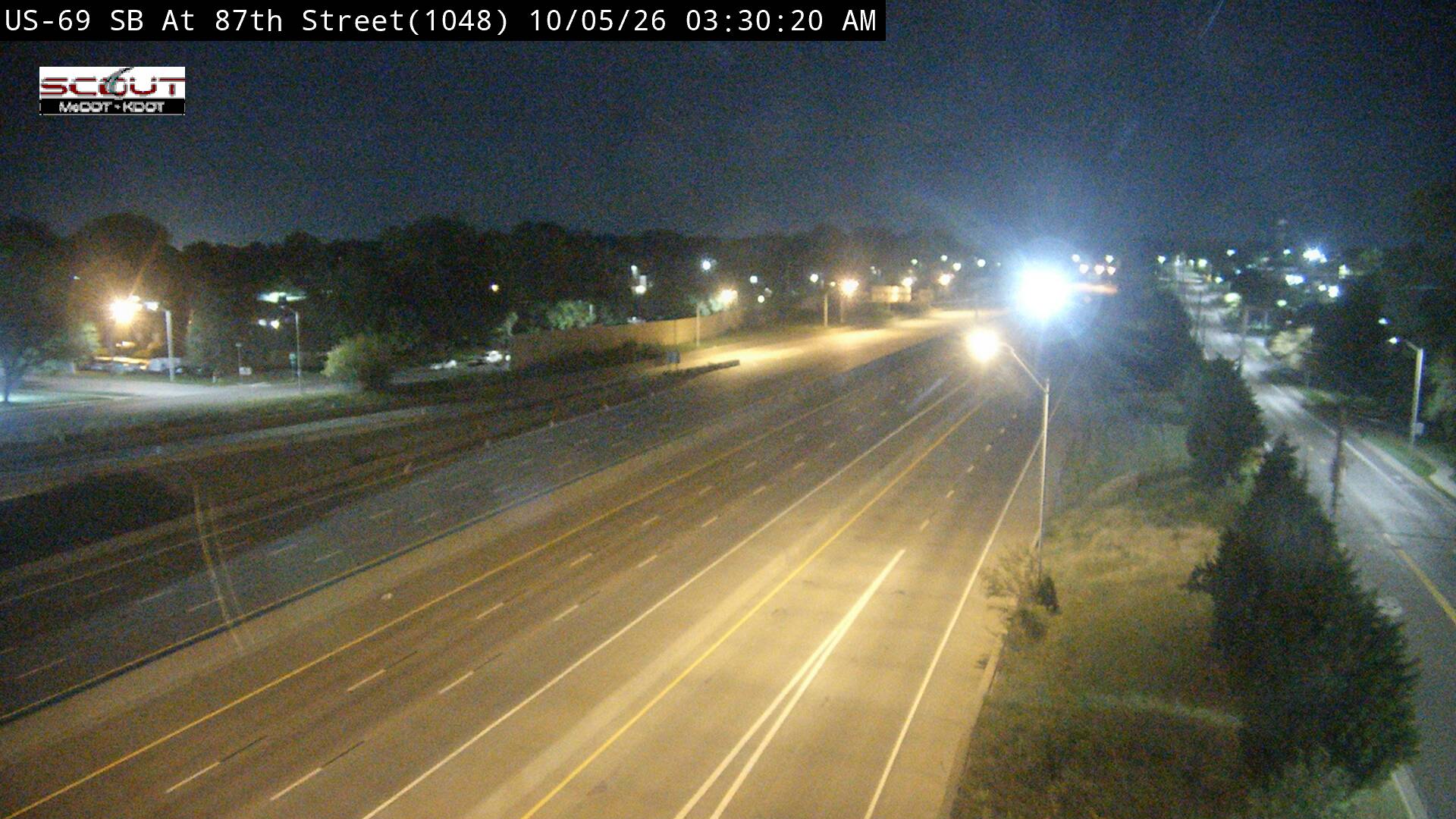 US-69 S @ 87th Street live camera view