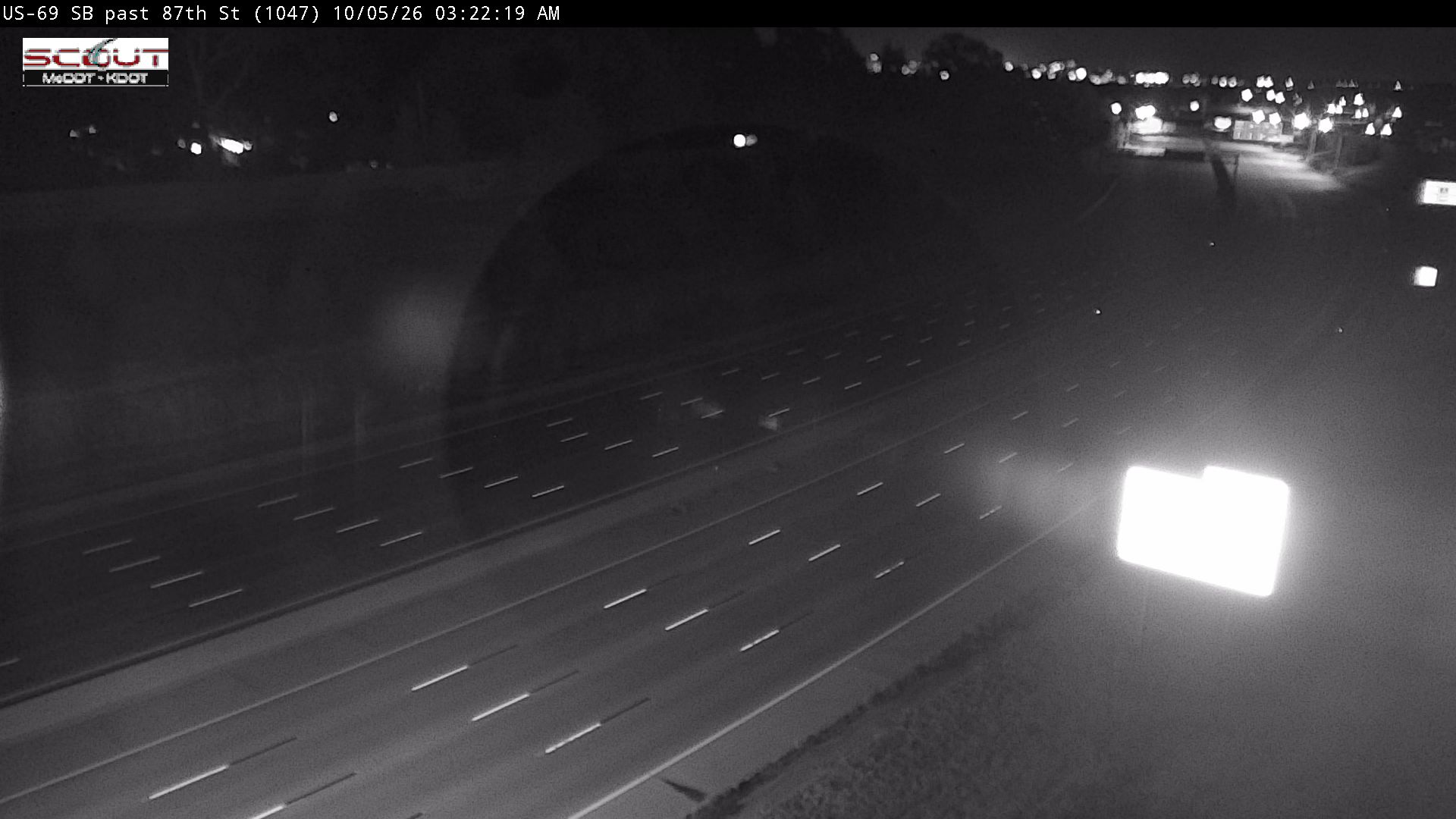 US-69 S Past 87th Street live camera view