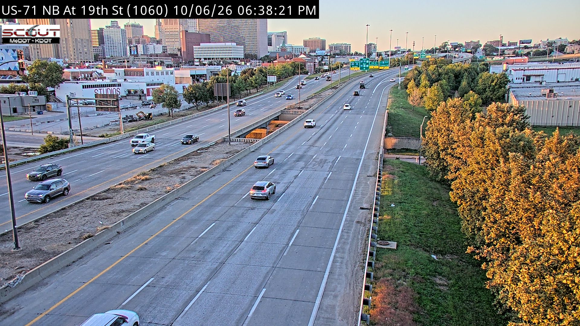 US-71 N @ 19th Street live camera view