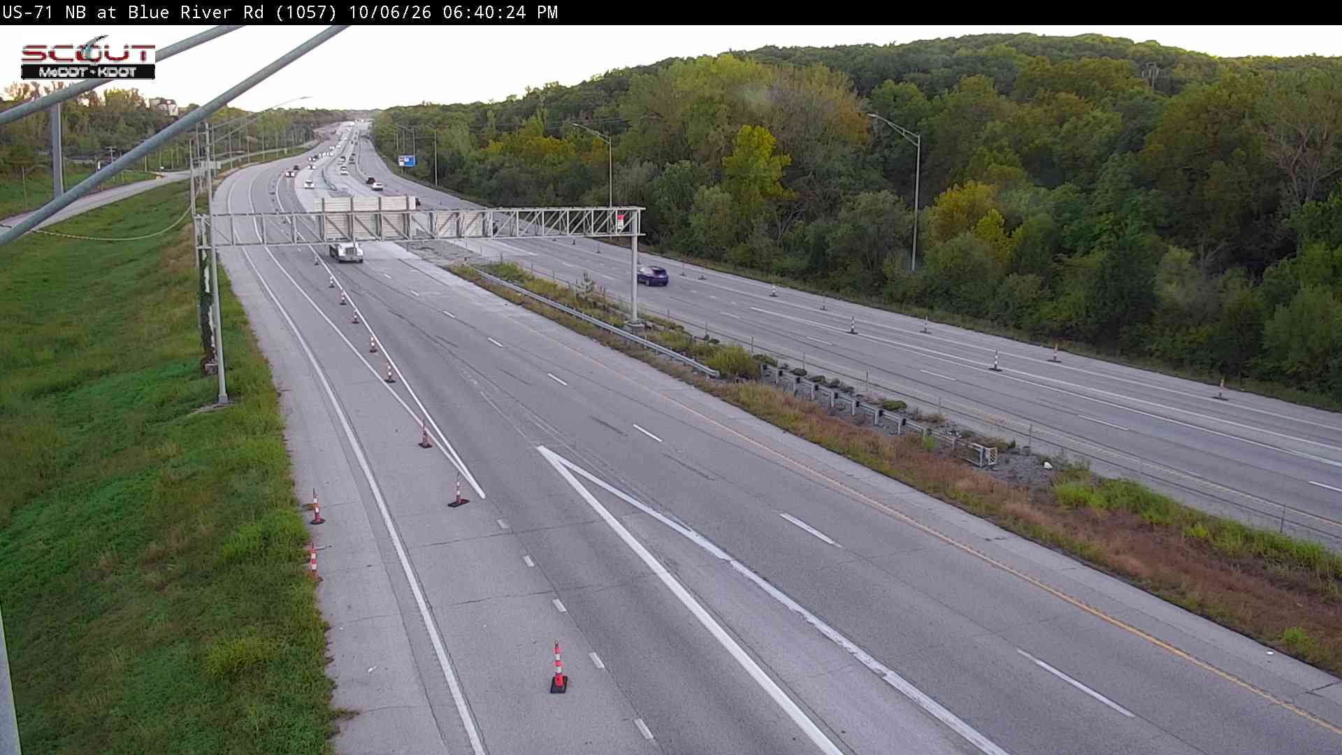 US-71 N @ Blue River Rd live camera view