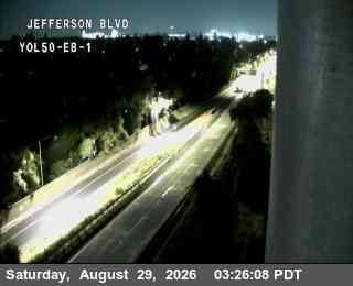 Hwy 50 at Jefferson Blvd JWO EB1 live camera view