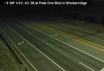 CO 9 MP 95.45 SB at Peak One Blvd in Breckenridge live camera view