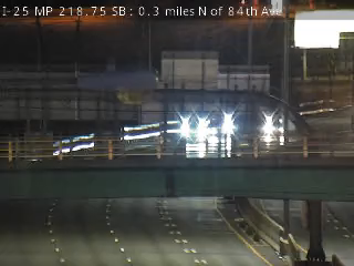 I-25 MP 218.75 SB, 0.3 miles N of 84th Ave live camera view