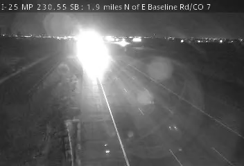 I-25 MP 230.55 SB, 1.9 miles N of E Baseline Rd/CO 7 live camera view