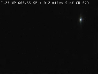 I-25 MP 66.55 SB, 0.2 miles S of CR 670 live camera view