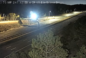 I-70 MP 247.60 EB at CR 65 E in Beaver Brook live camera view