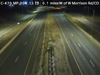 C-470 MP 4.15 EB, 0.1 miles W of CO-8/W Morrison Rd live camera view