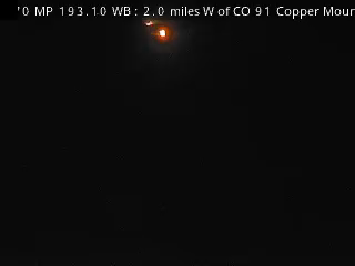 I-70 MP 193.10 WB, 2.0 miles W of CO 91 Copper Mountain live camera view