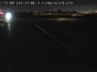 I-70 MP 288.55 EB, 0.4 miles W of E-470 live camera view