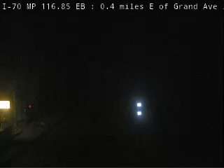 I-70 MP 116.85 EB, 0.4 miles E of Grand Ave in Glenwood Springs live camera view